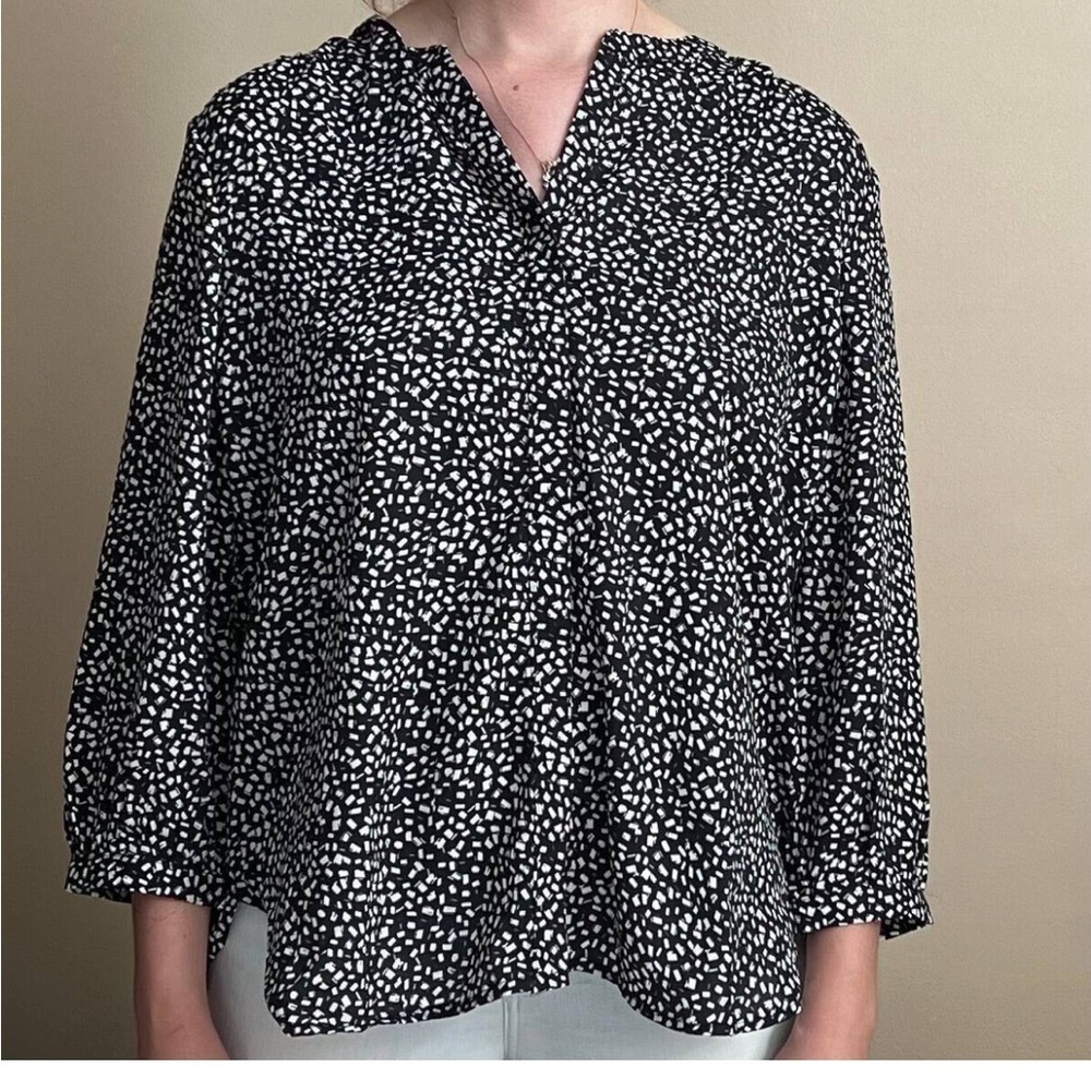 Jachs Girlfriend Casual 3/4 Sleeves Blouse